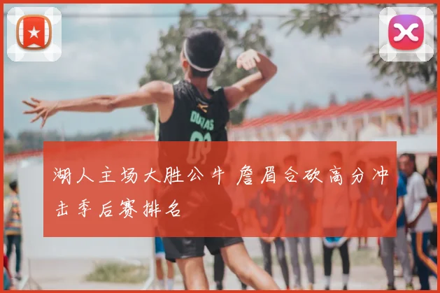 湖人主场大胜公牛 詹眉合砍高分冲击季后赛排名
